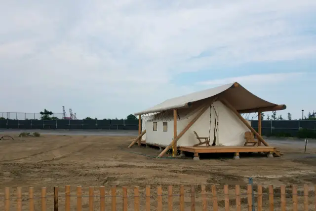 Governors Island glamping